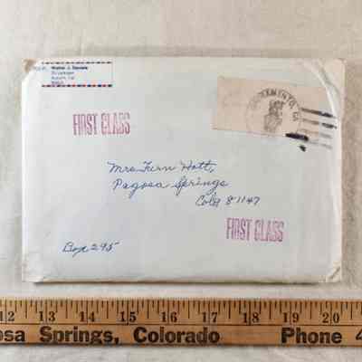 Letter to Fern with some photos from Eula Lenora Sharp King