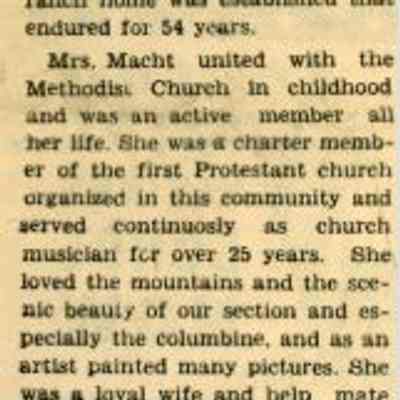 Mary Myrtle Adams Obituary