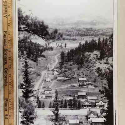 Pagosa Springs looking towards Eagle Mountain