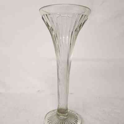 1920s Glass Trumpet Vase