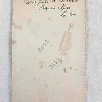 Mrs. Jule H. Macht | Pagosa Spgs Colo