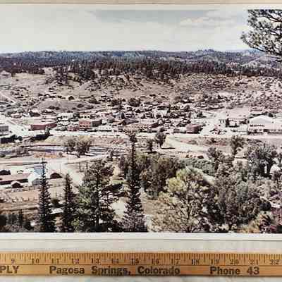 Pagosa Springs from Reservoir Hill