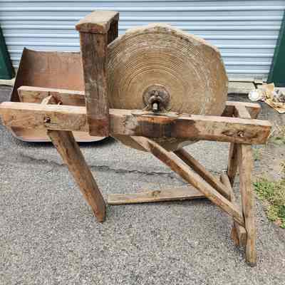 Treadle Powered Grinding Stone