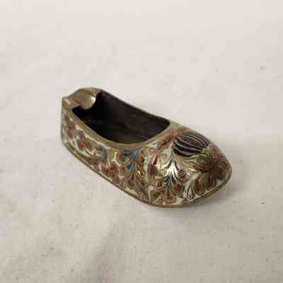 Brass Shoe-Shaped Ashtray
