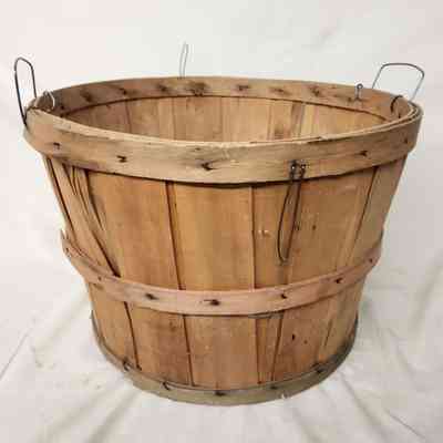 Wooden Bushel Basket