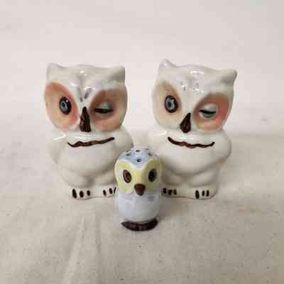 Owl Family | Salt & Pepper Shakers