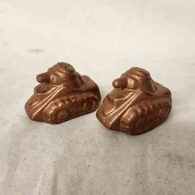 Copper Military Tanks | Salt & Pepper Shakers