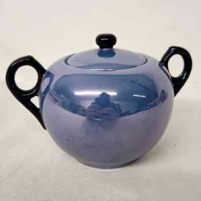 Japanese Lusterware Sugar Bowl