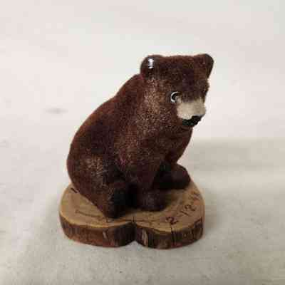 Fuzzy Bear Figurine