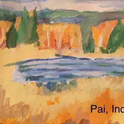 On Lok Peralta - Indira Pai - Mountains and Lake