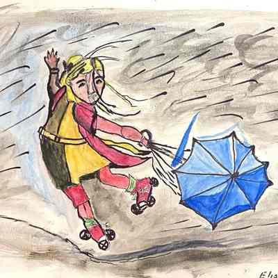 Curry - Elisa Benedicto - Girl on Skates - Curry Senior Center