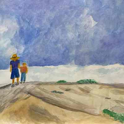 AWE Open Studios - Sarah Armstrong - Walking Together on a Beautiful Day