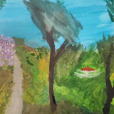 Oakwood Atherton - Sr. Martha Curry - Entrance to Wonderland, Where's Alice?