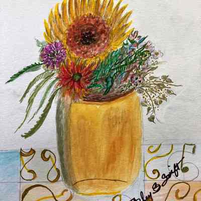 Shirley Swift - Sunflower for a Sunny Day - Dr. GW Davis Center