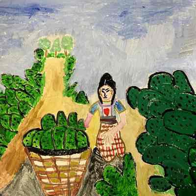 MNCs - Rosario Martinez - Harvesting Nopales
