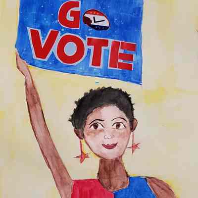 Rita Gibbs - Go Vote! - Crescent Park