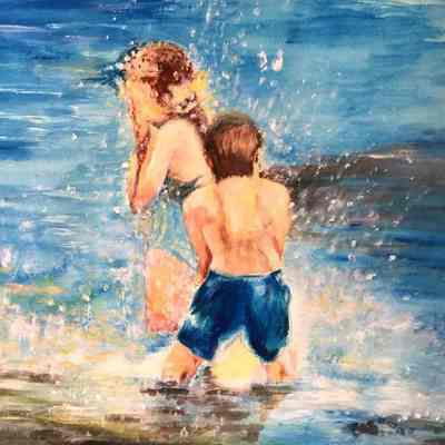 Yue Situ - Brother and Sister Playing - Visatacion Valley