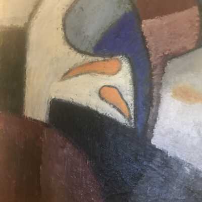 Louise Gibler - Abstract Painting - Lytton Gardens