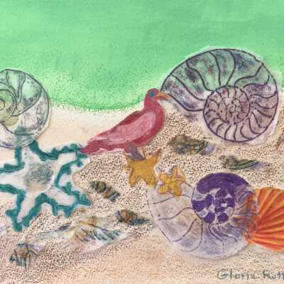 Gloria Ruth - Walking on Seashells - Reutlinger