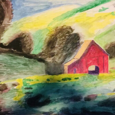 Zhan-Cheng (Susan) Shen - Red Barn - On Lok Peralta