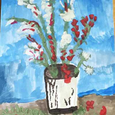 Kay Talbot - Red Flowers
