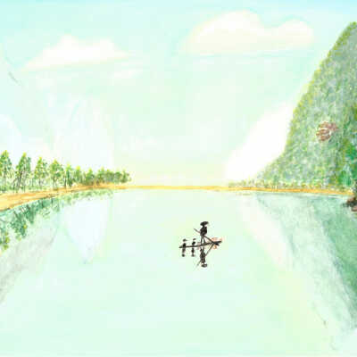 On Lok Lifeways, Gee Center - Sandy Fong - Fishing on the Lake