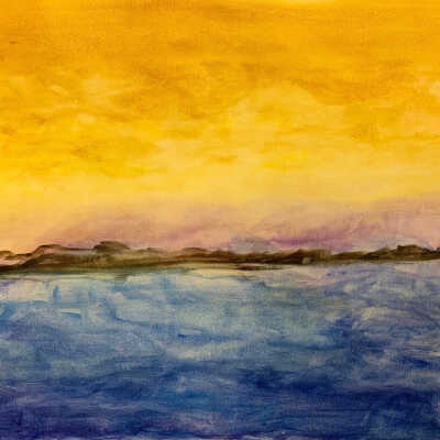 Joyce Lampert - Golden Sunset - SF Towers