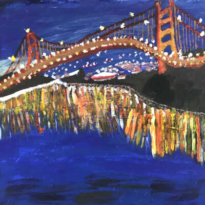 Natee T. Galinato - San Francisco Skyline - Curry Senior Center