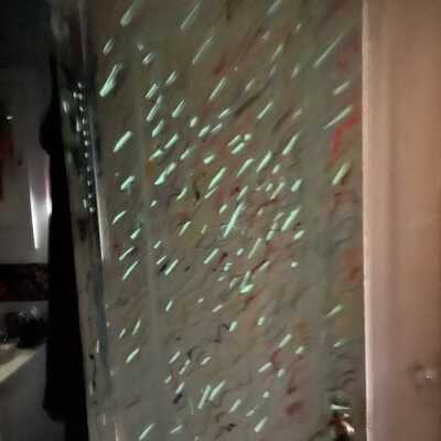 Derek Whitecraft - Painted Door at night in glow in the dark - Openhouse