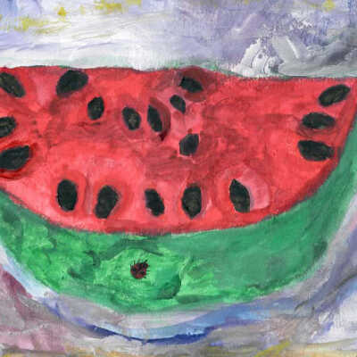 Pearl Pooner - Watermelon Slice - Mission Plaza Apts.