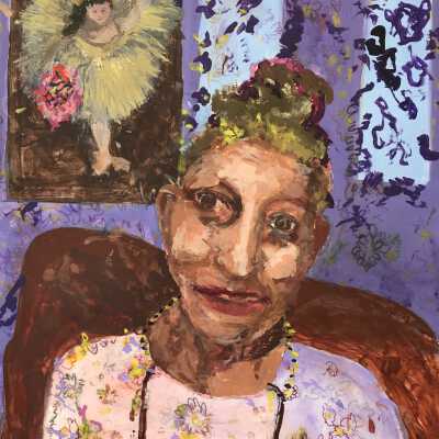 Rita R. Goldman - Self Portrait of Artiste and Contemplation - Reutlinger