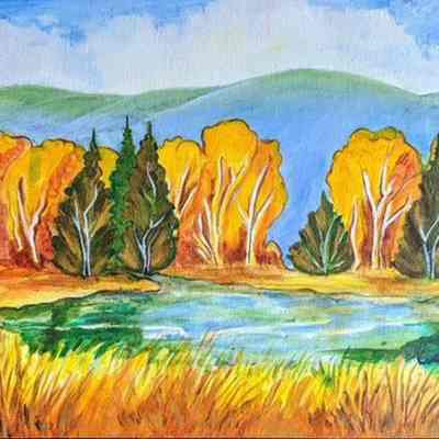 On Lok Peralta - Usha Bhatnagar - Landscape