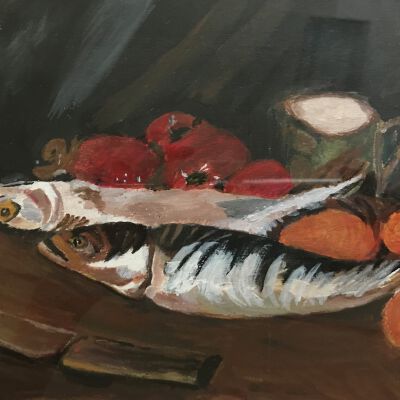 Erik Wilkensen - Still Life with Herring - Ida's Care Home
