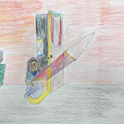 OL 30th - Ana Ajuzena - Using a Loom Making Clothes on the Porch
