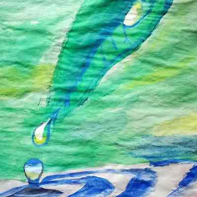 Visitacion Valley - Rebecca Lim - Leaf Water Droplet