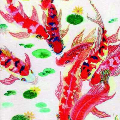 Oak Center Towers - Yun Ke Liang - Prosperous Fishes
