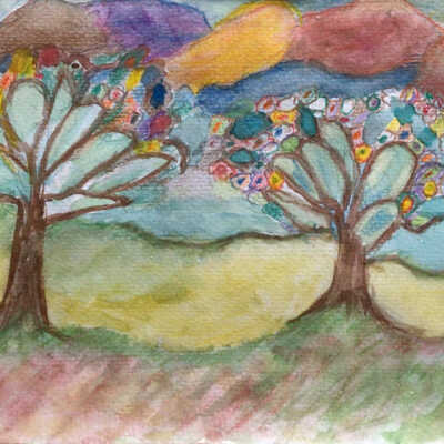 Masha Beylin - Abstract Landscape - El Bethel Arms