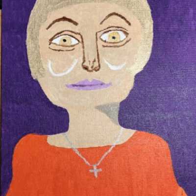 Kay Talbot - Self Portrait - Open Studios