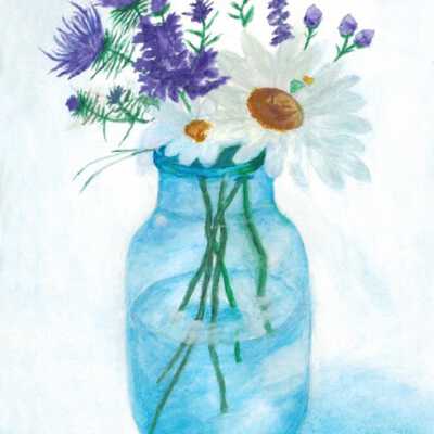 Zhenyu Gong - Vase with Flowers - On Lok Peralta