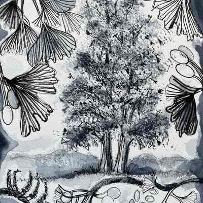 Dolores Smiller - Charmed by the Gingko Tree - AWE Open Studios