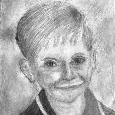 AOSW - Maria Beylin - Portrait of Leo - 8.5x11 - graphite on paper - Selected