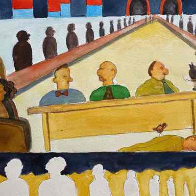 Richard Newman - The Tribunal - AWE Open Studios