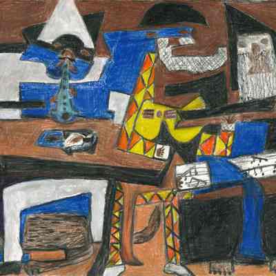 Picasso's Three Musicians - Pearl Pooner - Mission Plaza