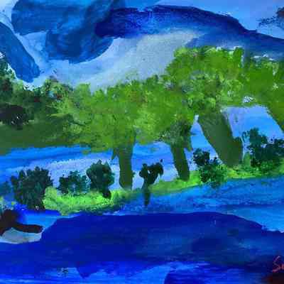REUT - Sumer Aggarwal - Trees on the Lakeside in Morning