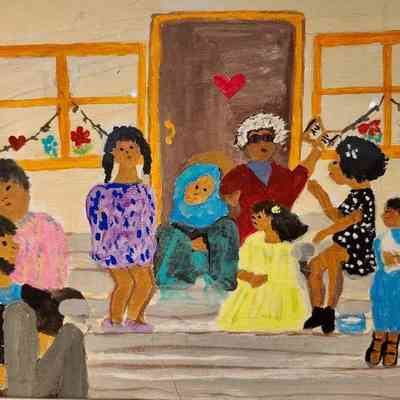 Dr. George Davis Senior Center - Geri B. Hill - Gather Around Grandmother - Selected
