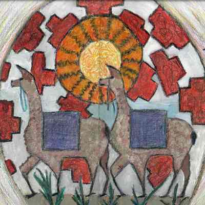 Dos Llamas con el Sol - Pearl Pooner - Mission Plaza