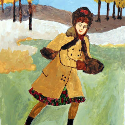 Lorraine Porter - Ice Skating Girl - Sutro Heights