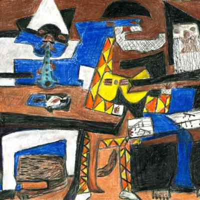 AWE Open Studios - Pearl Pooner - Three Musicians