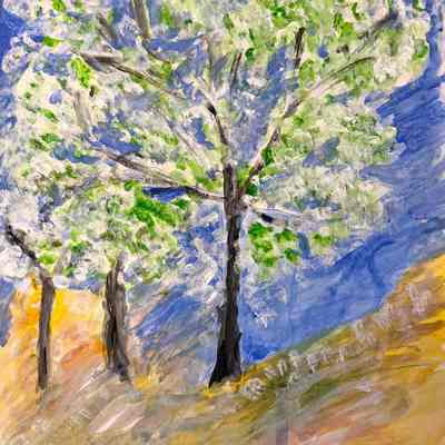 Kaye Narron - Blossoming Tree - Heritage on the Marina