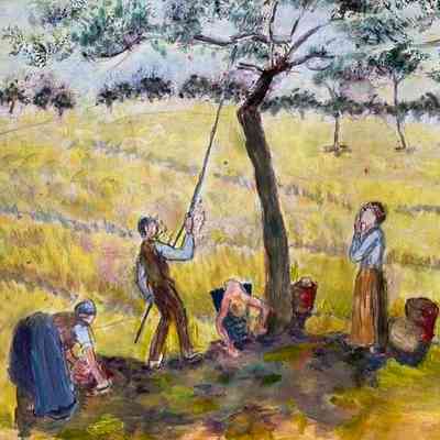 Carlisle - Mary Naficy - Autumn Harvest - 9x11.5 oil on paper - Selected